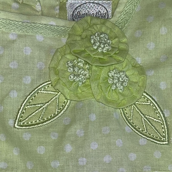 Starting out•Light Green Polka Dots Dress - Picture 2 of 11